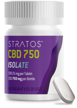 Stratos CBD Isolate Tablets (750mg)